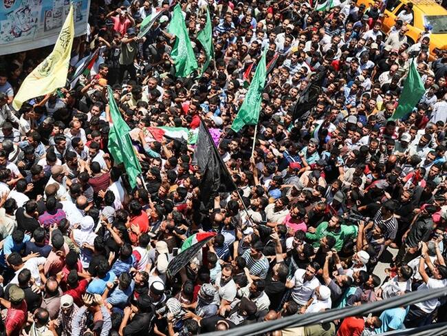 Los palestinos recuerdan a paramédica asesinada como un "ángel" caído. Foto: Agencia Anadolu