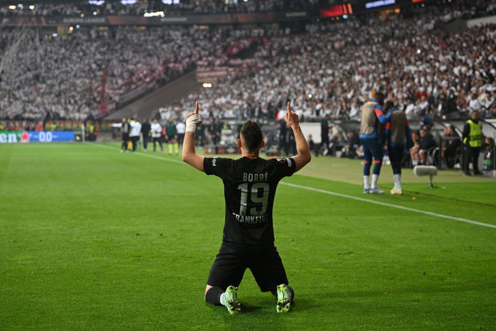 Rafael Santos Borre del Eintracht Frankfurt. (Photo by Matthias Hangst/Getty Images)