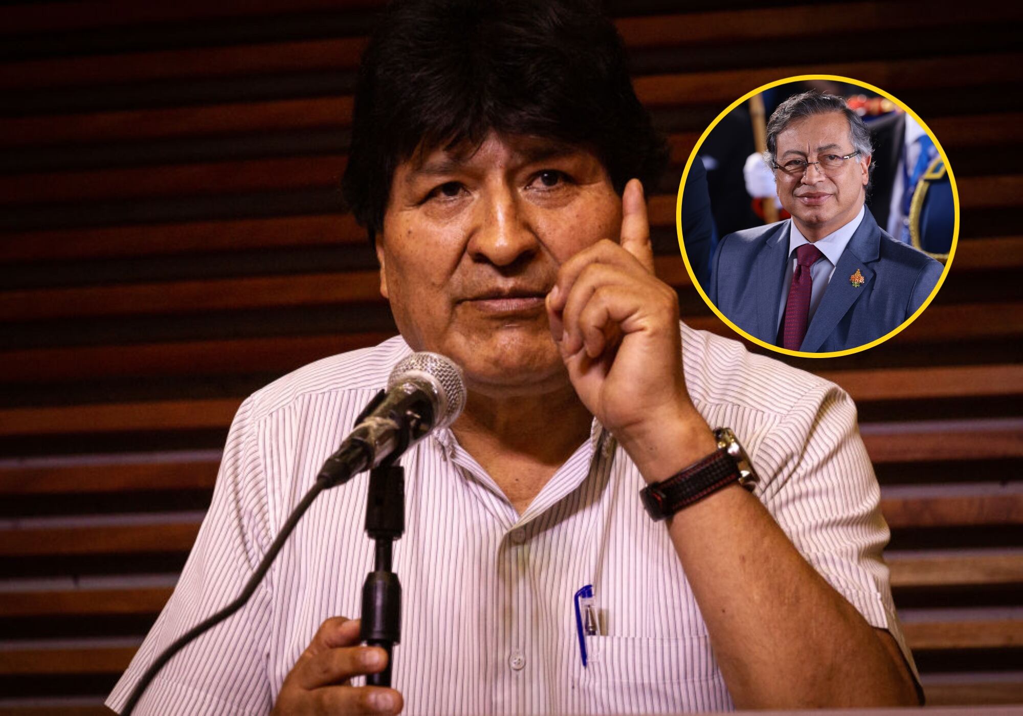 Evo Morales se solidarizó con Petro ante _ataques y amenazas de Trump. Foto: Getty Images.