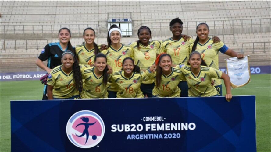 Colombia inició con pie derecho el Sudamericano Sub20 . Foto: Captura de pantalla