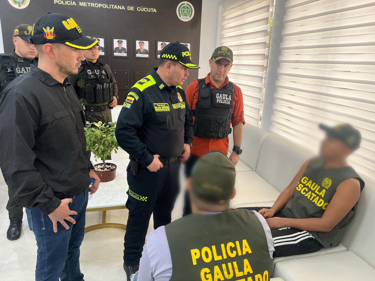 Rescatadas dos personas secuestradas en zona de frontera. / Foto: MECUC.