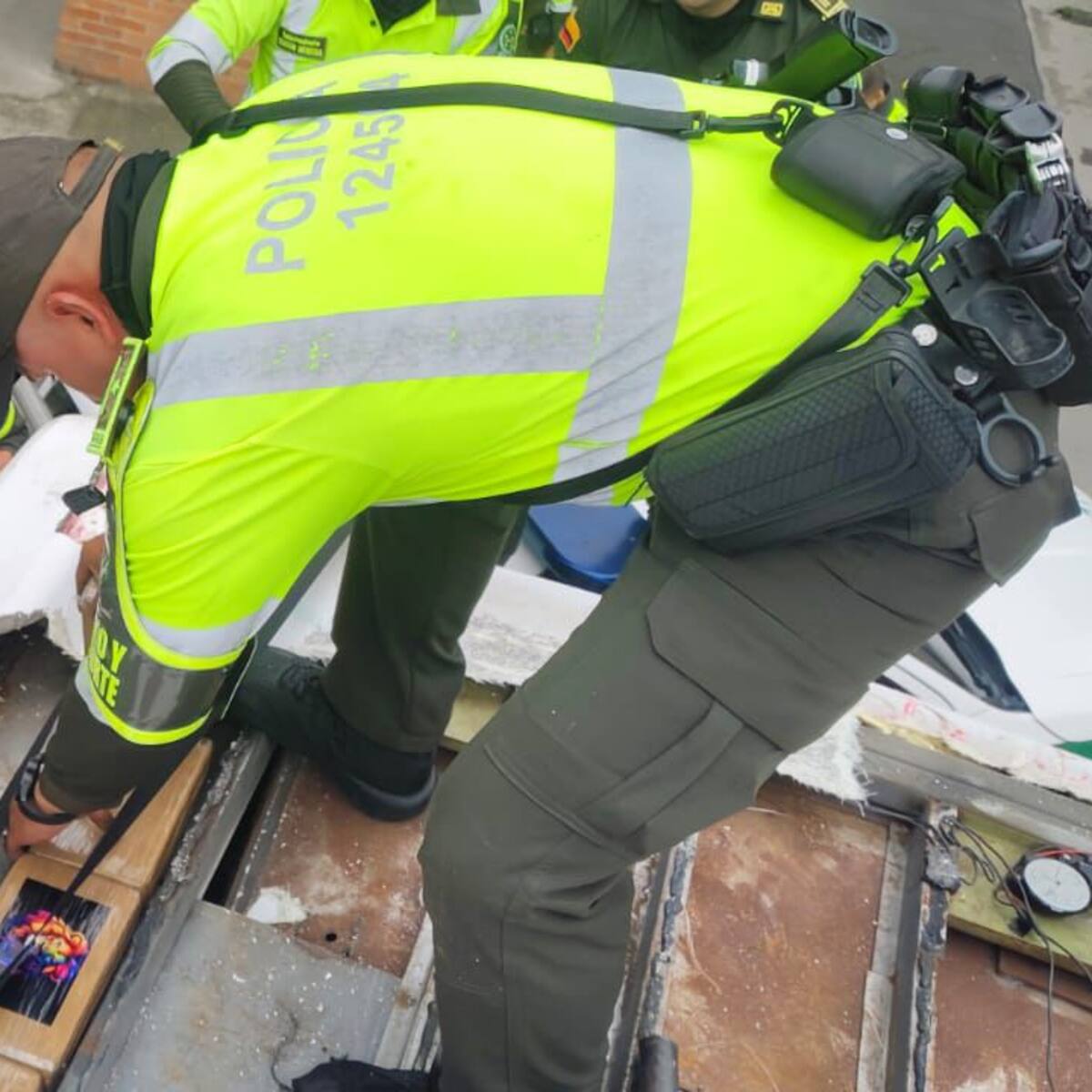 Hallan 304 kilos de cocaína ocultos en el techo de un bus en la vía Bogotá – Villavicencio
