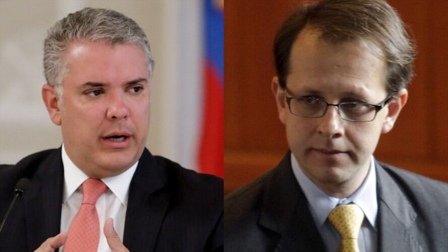 Durante un conversatorio con la comunidad colombiana en Miami, el presidente Iván Duque se solidarizó con el exministro Andrés Felipe Arias. Foto: Colprensa