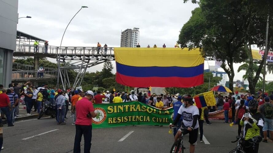 marcha paro Bucaramanga. Foto: Suministrada.