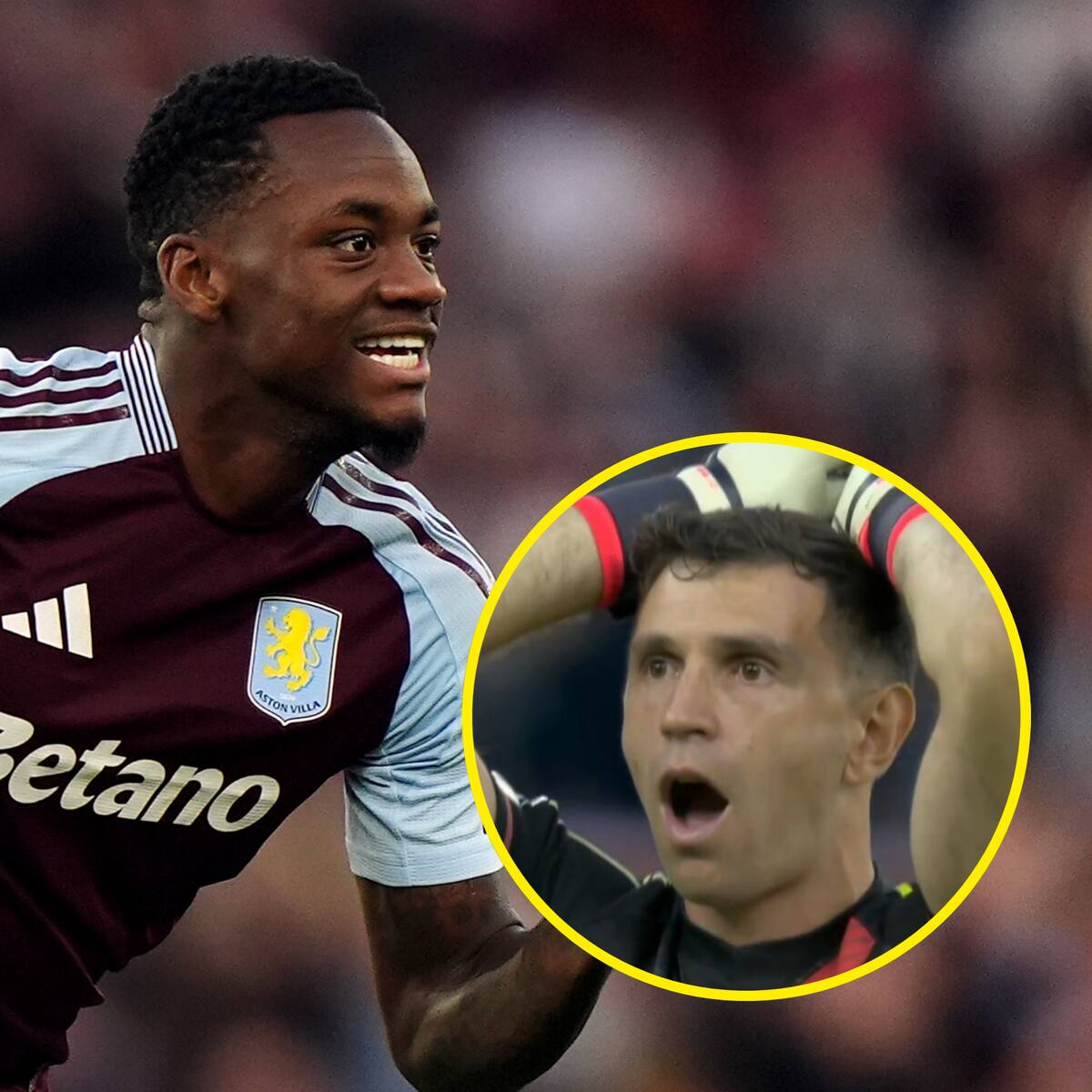 Video: el golazo de John Durán con Aston Villa en Premier y la reacción de ‘Dibu’ Martínez