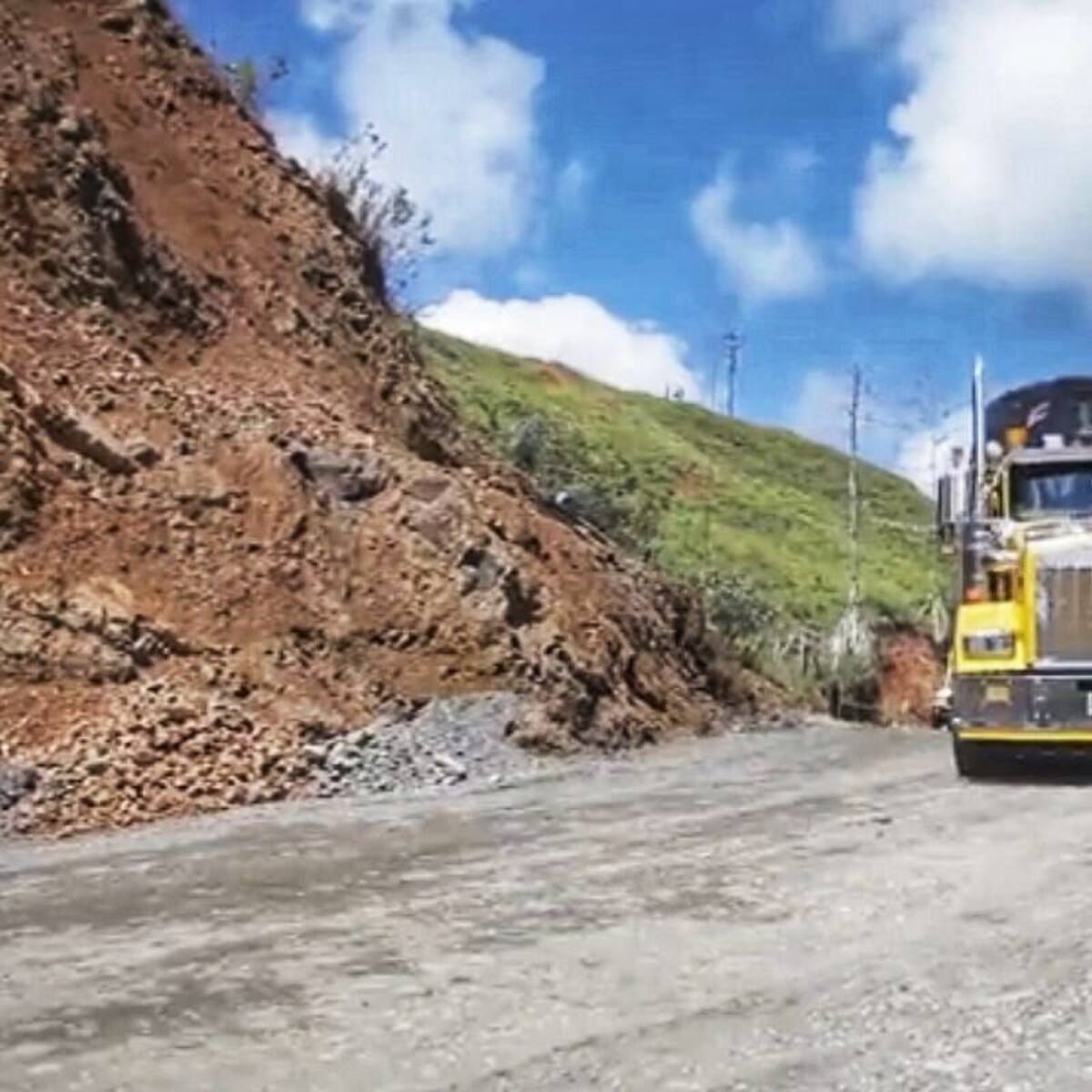 Se volvió a dar paso al transporte de carga en Rosas, Cauca