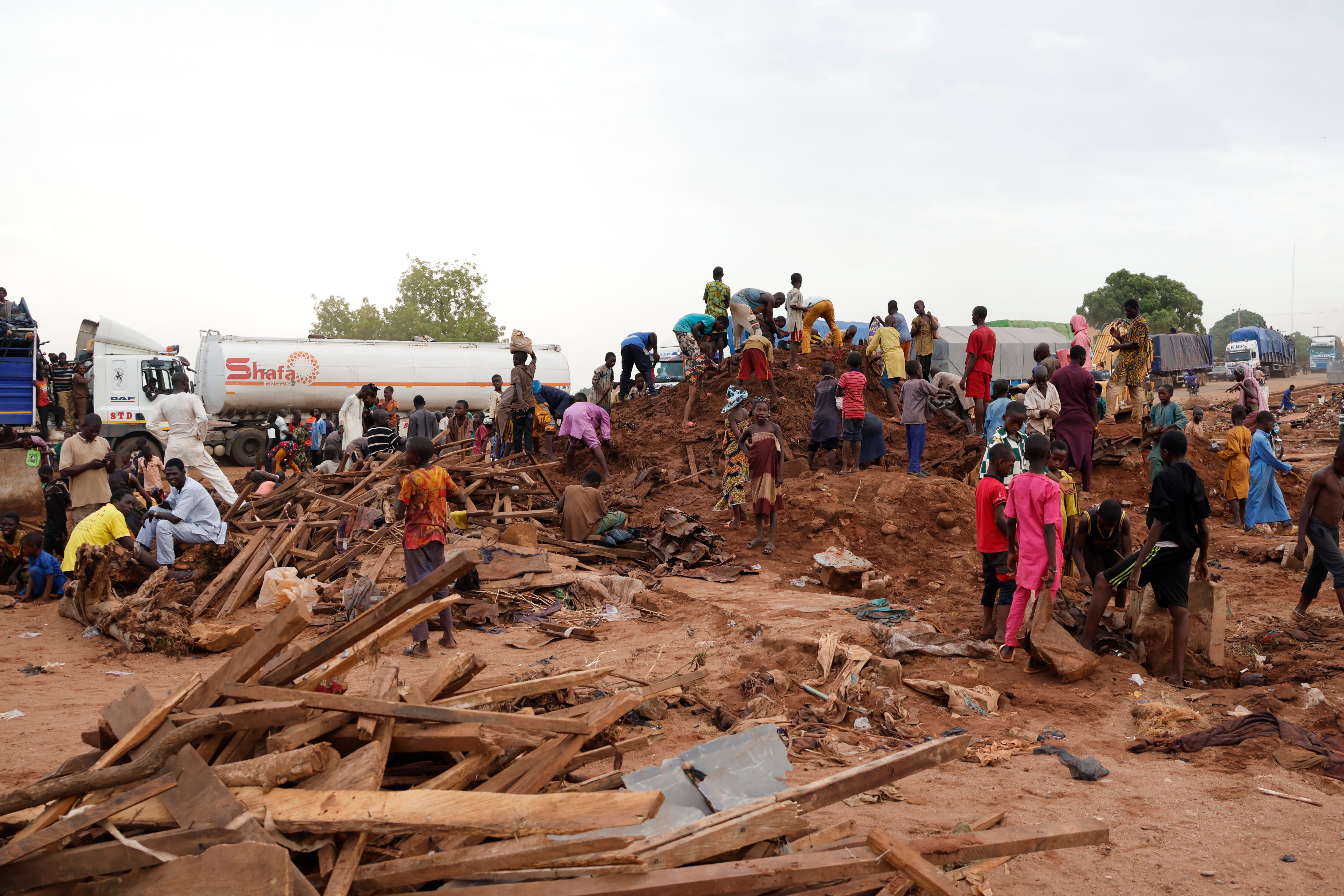 Lluvia torrenciales en Nigeria han dejado 160 muertos. EFE/EPA/AFOLABI SOTUNDE