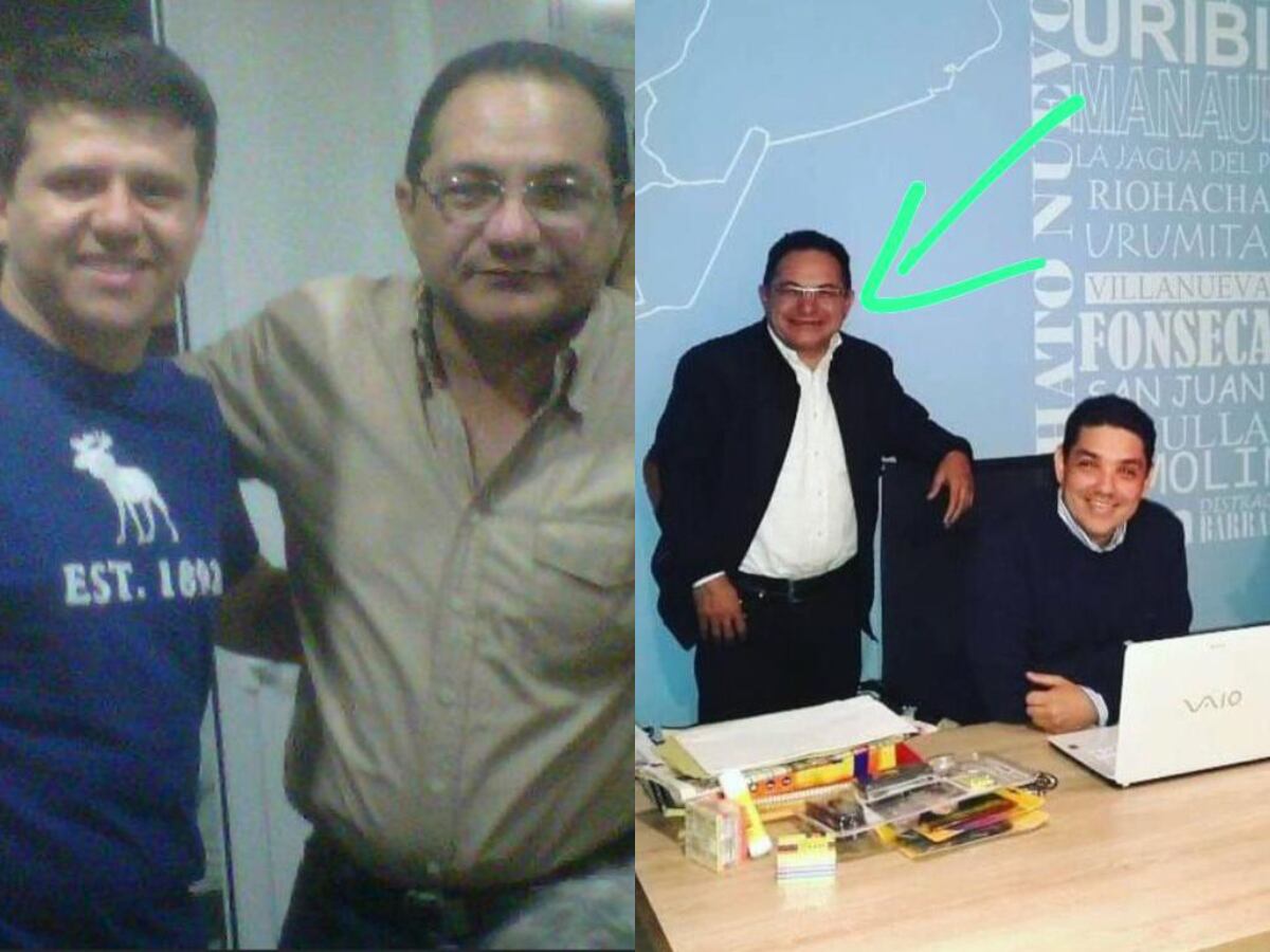 Jorge Luis Céspedes Ospino junto a Berbardo ‘Ñoño’ Elías (izquierda) y Jaime Luis Lacouture (derecha). Foto: Proporcionada por Marcela Puentes