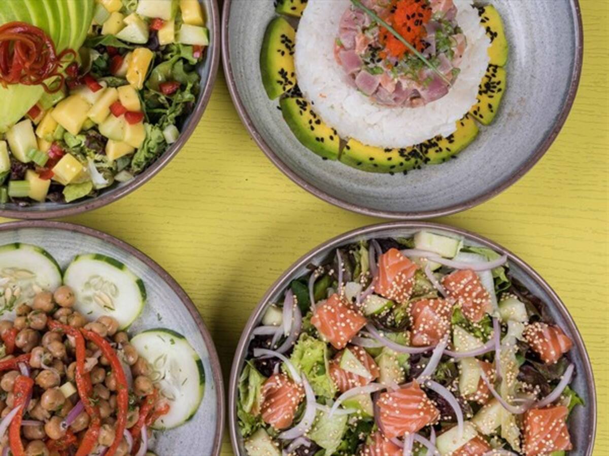 Comida fresca, llena de sabores, texturas y colores