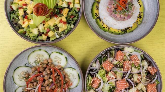 Comida fresca, llena de sabores, texturas y colores. Foto: Pezetarian