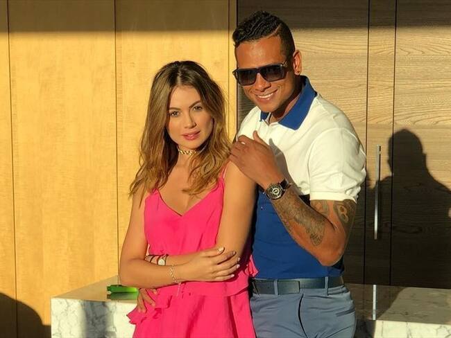 Sara Uribe y Fredy Guarín. Foto: Instagram