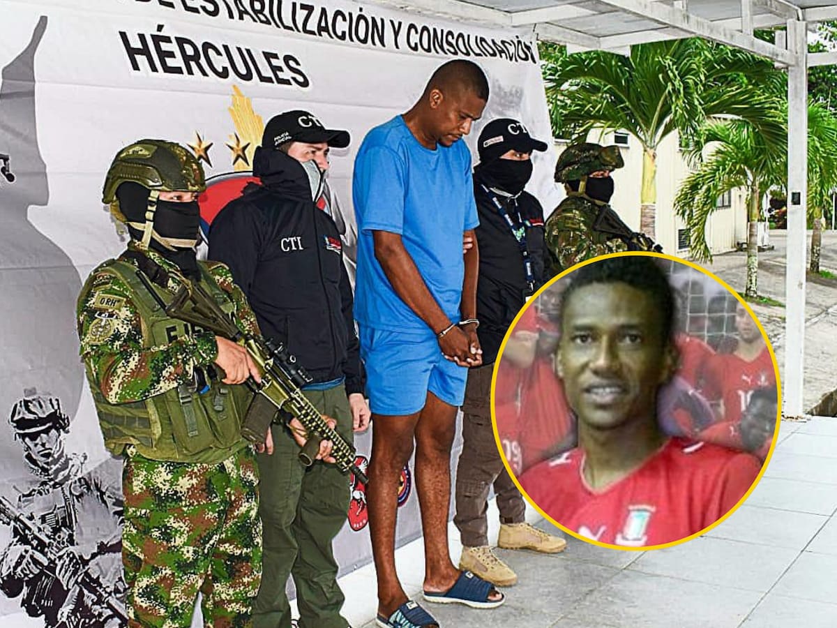 De jugador de fútbol a narco: capturan en Tumaco a alias ‘Rolan’, pedido en extradición