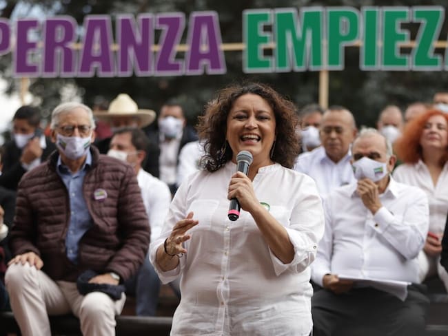 Senadora de la República,  Angélica Lozano. Foto: Colprensa.