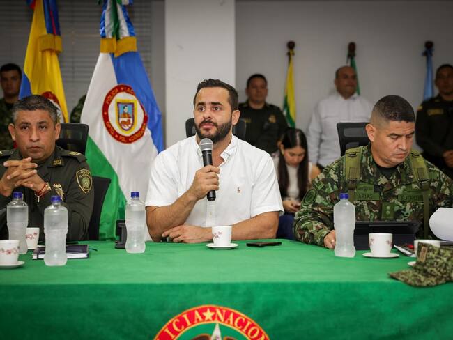 Consejo de seguridad en Córdoba. Foto: prensa Gobernación de Córdoba.