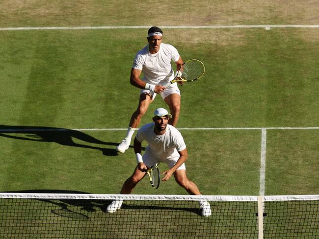 Tenistas colombianos, Robert Farah y Juan Sebastián Cabal en Wimbledon. (Photo by Clive Brunskill/Getty Images)