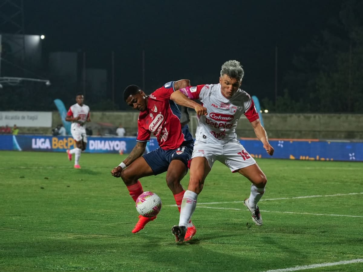 Santa Fe vence por la mínima en su visita al Medellín: resumen del partido