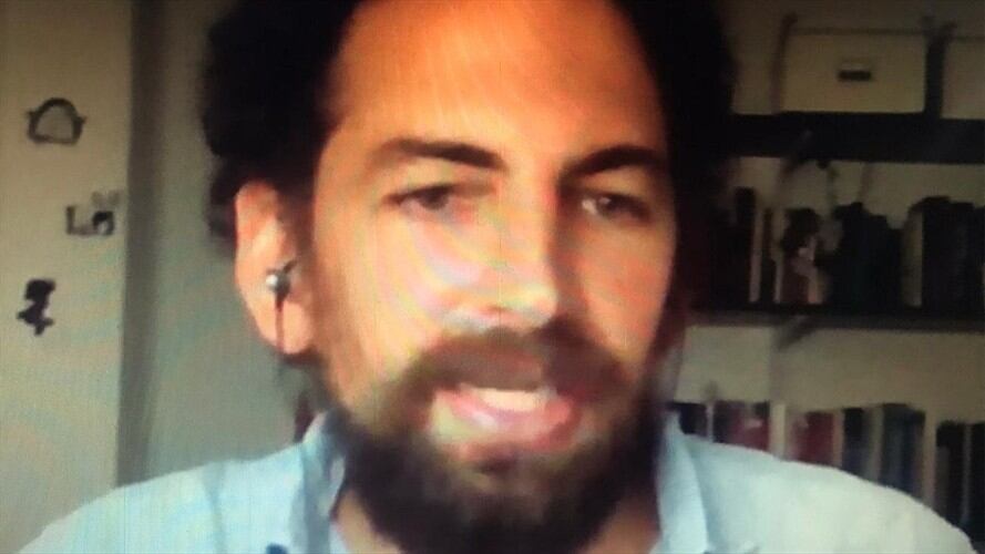 Director de la Flip, Jonathan Bock. Foto: Rafael Aristizábal