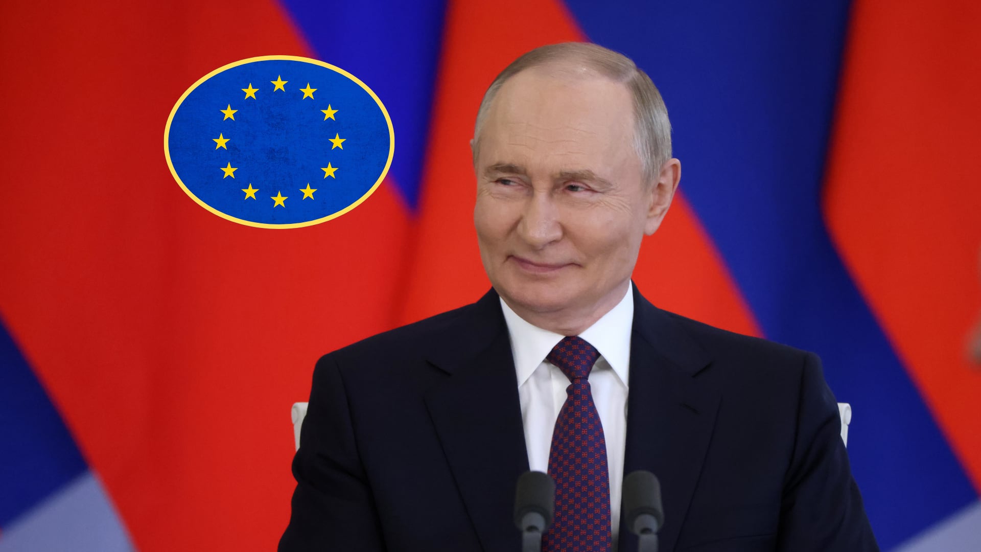 Vladimir Putin. Foto: Contributor/Getty ImagesUnión Europea. Foto: Getty Images.