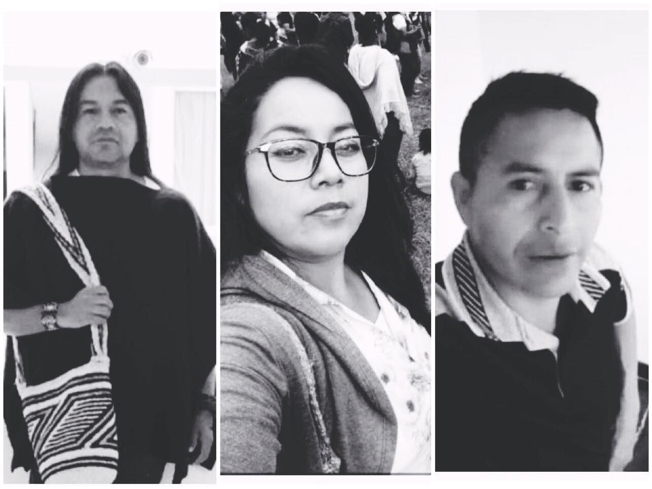 Entre las víctimas se encuentran José Líbano Quintana, Natalia Molano y Herney Tenorio. Crédito: Cric.