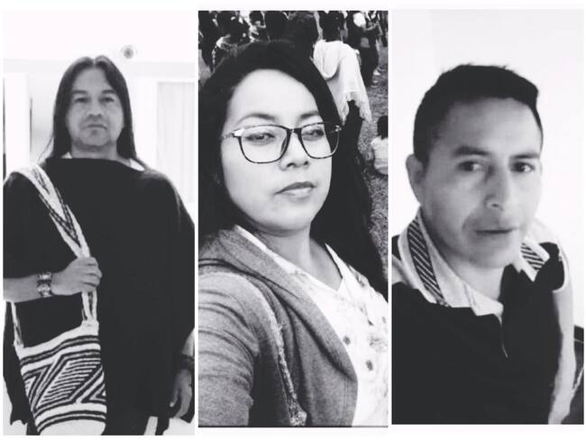 Entre las víctimas se encuentran José Líbano Quintana, Natalia Molano y Herney Tenorio. Crédito: Cric.