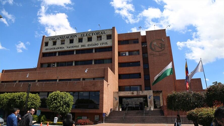 Instalaciones del Consejo Nacional Electoral. Foto: Colprensa - Álvaro Tavera