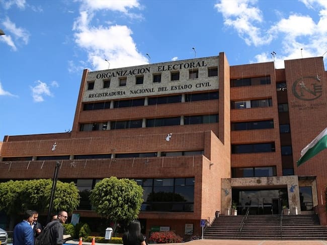 Instalaciones del Consejo Nacional Electoral. Foto: Colprensa - Álvaro Tavera