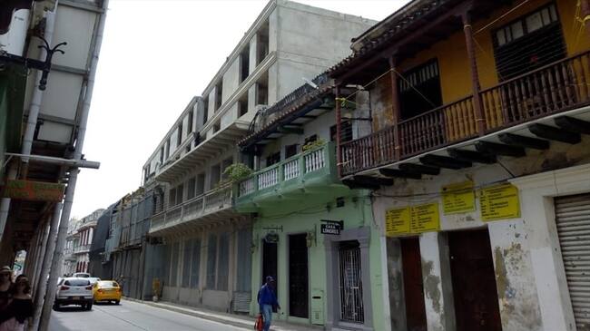 La Procuraduría envió una alerta ante presuntas irregularidades urbanísticas en la construcción de un hotel en el barrio Getsemaní, Centro Histórico de la capital de Bolívar. Foto: Procuraduría
