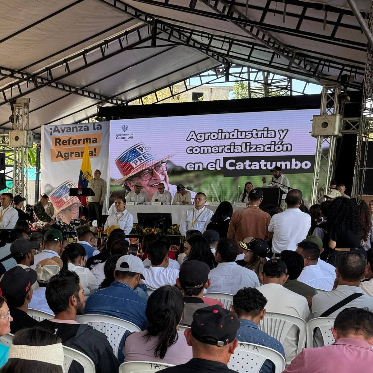 Desde Ocaña, el presidente Gustavo Petro se comprometió a darle continuidad al Pacto Catatumbo