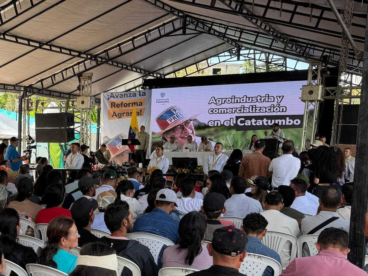 Desde Ocaña, el presidente Gustavo Petro se comprometió a darle continuidad al Pacto Catatumbo