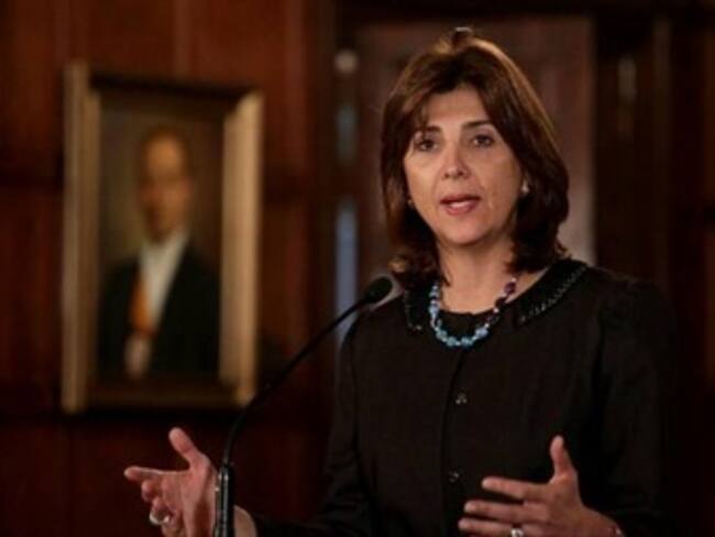 La canciller María Angela Holguín. Foto: Colprensa.