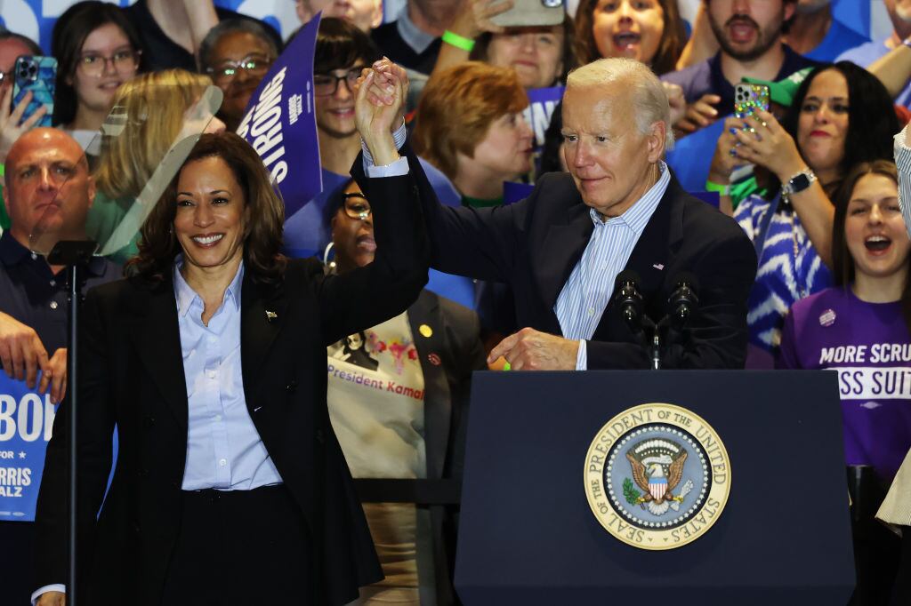 Kamala Harris y Joe Biden. I Foto: Michael M. Santiago/Getty Images.