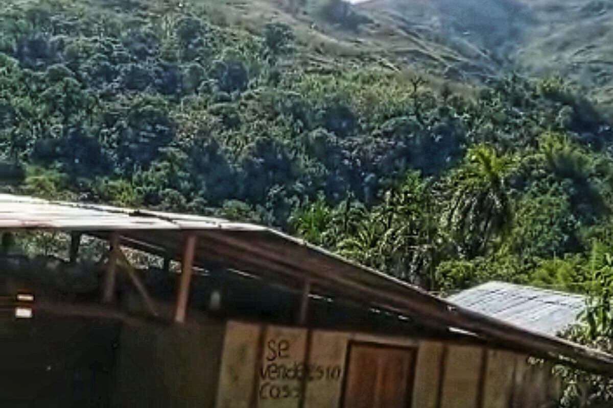 Las confrontaciones se registraron en el sector rural de Cauca. Crédito: Cortesía.