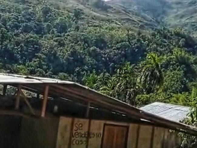 Las confrontaciones se registraron en el sector rural de Cauca. Crédito: Cortesía.
