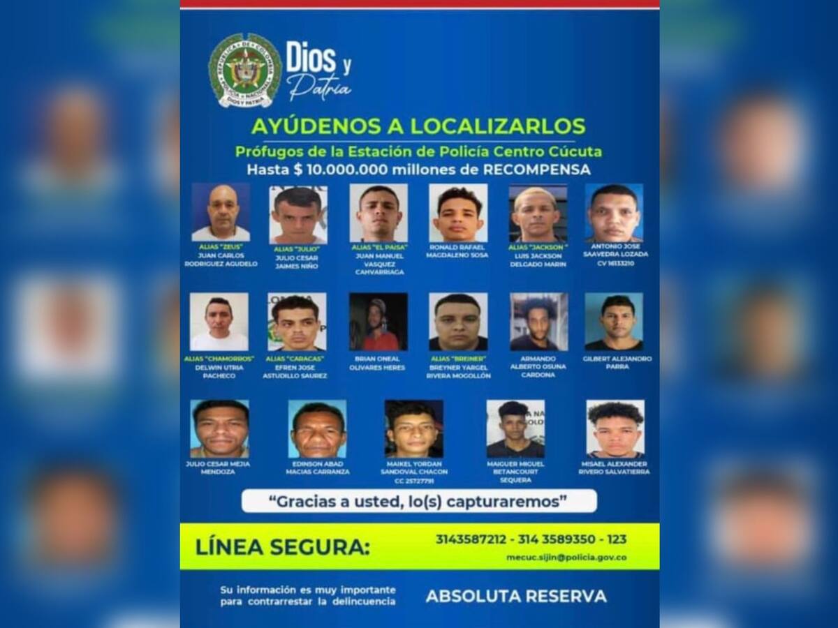 Abren investigación a policías que estaban a cargo de la estación donde se fugó “Zeus”