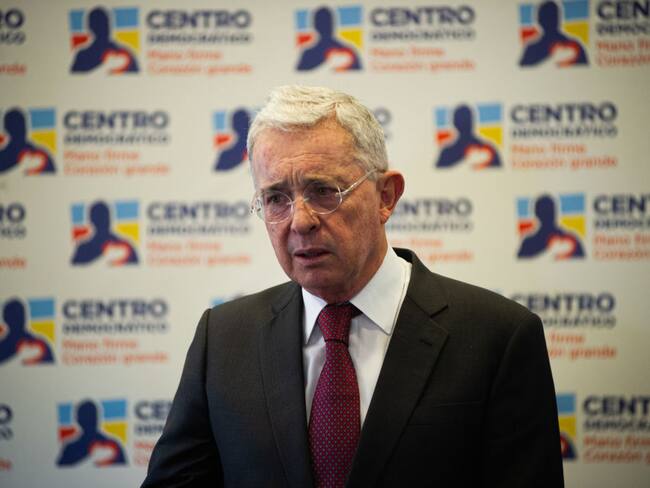 Álvaro Uribe Vélez. Foto: Sebastian Barros/NurPhoto via Getty Images.