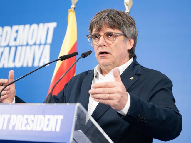 Carles Puigdemont. Foto: Gloria Sanchez/Europa Press via Getty Images