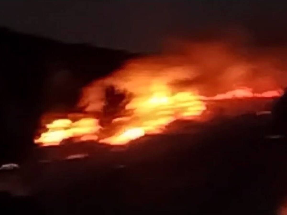 Voraz incendio en el Páramo de Berlín ha consumido cerca de 15 hectáreas de vegetación