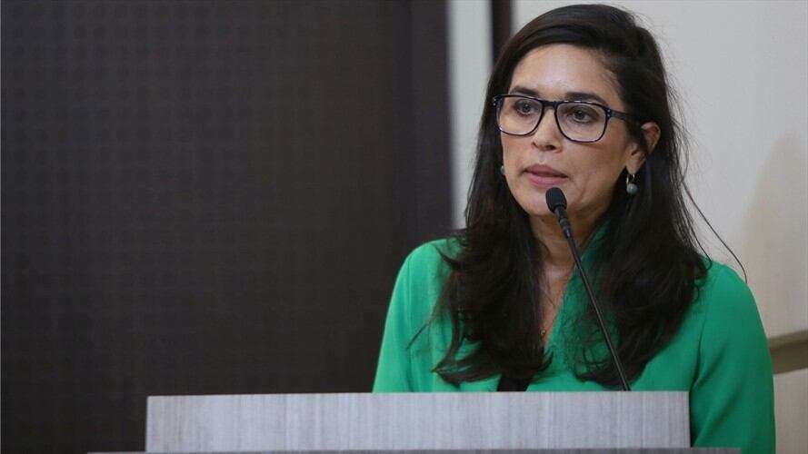 Catalina Ortiz, representante a la Cámara, asegura que no ha habido cambios reales en la ponencia de la reforma tributaria.. Foto: Colprensa / Álvaro Tavera.