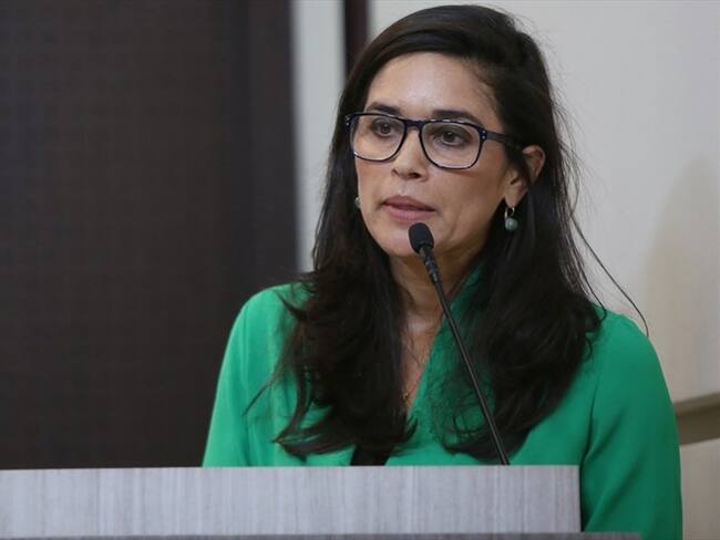Catalina Ortiz, representante a la Cámara, asegura que no ha habido cambios reales en la ponencia de la reforma tributaria.. Foto: Colprensa / Álvaro Tavera.