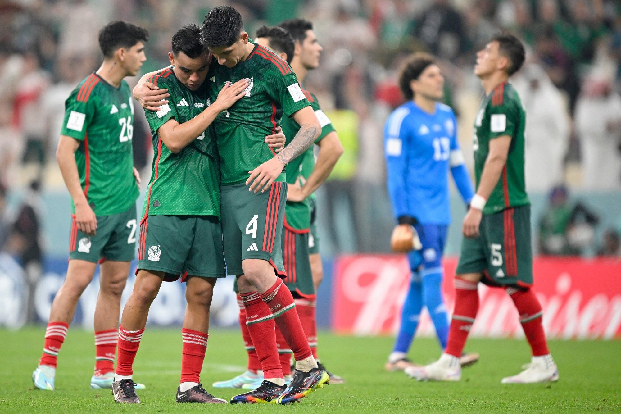 Selección de México en Mundial de Qatar 2022. (Photo by ALFREDO ESTRELLA/AFP via Getty Images)