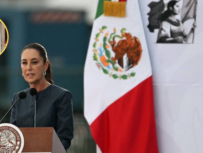 Claudia Sheinbaum. Foto: YURI CORTEZ/AFP via Getty Images - Valcon del Vaticano. Foto: Dan Kitwood/Getty Images.