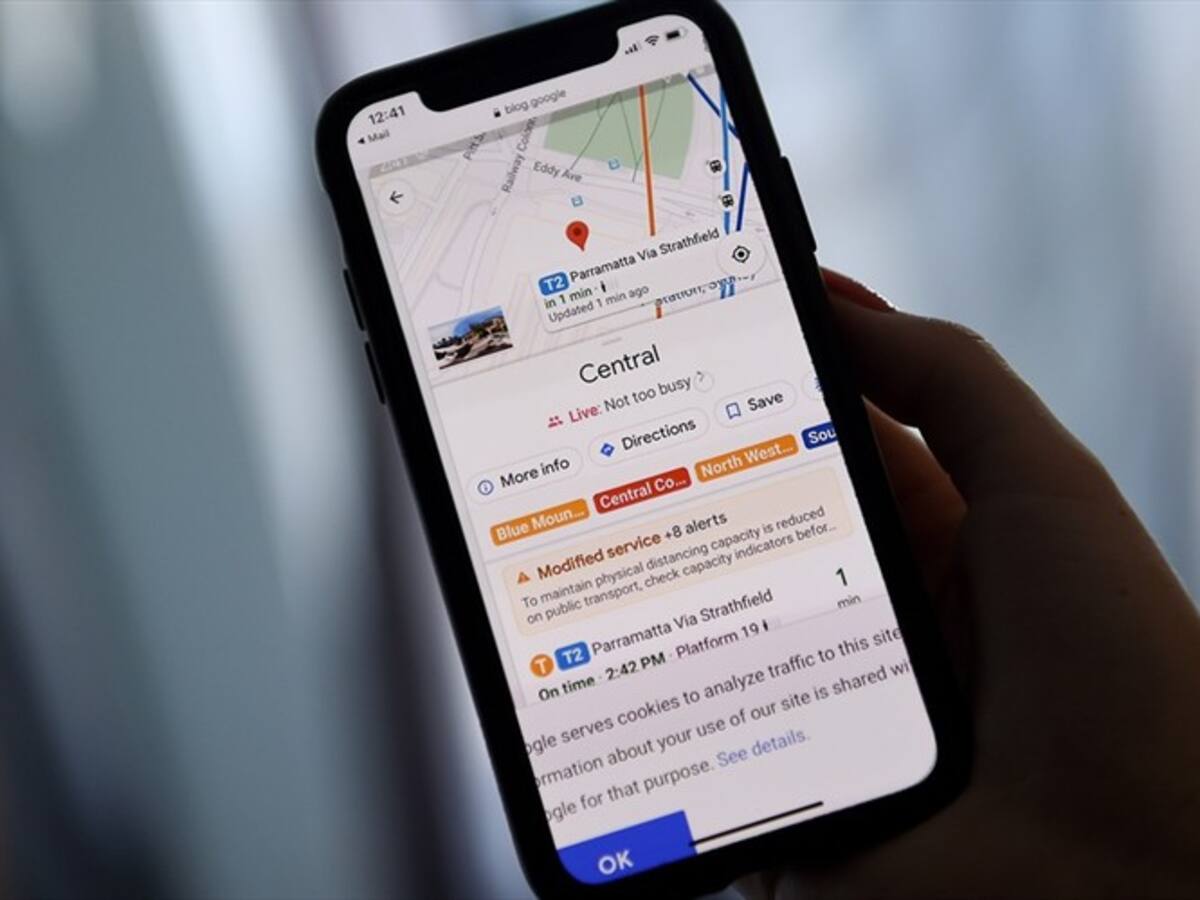 Coronavirus: Google Maps alertará sobre aglomeraciones en el transporte público
