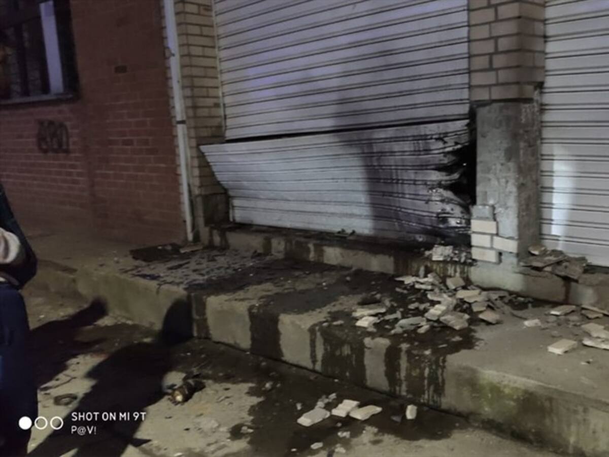Atentan con explosivos contra un local comercial en Toribío, Cauca