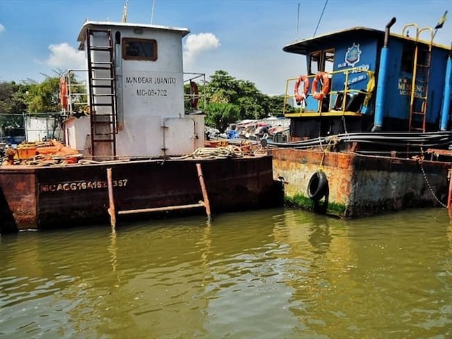 Un grupo de pescadores de la bahía interna de la ciudad se puso la camiseta y aprovechó el programa distrital para conformar el primer Combas marítima. Foto: Alcaldía de Cartagena