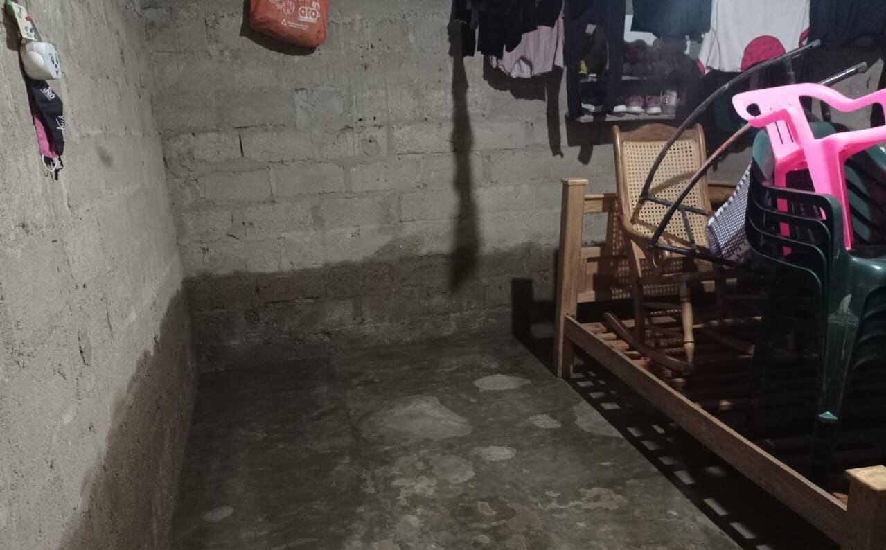 Así quedaron algunas viviendas luego del desbordamiento del río/ Ogricc 