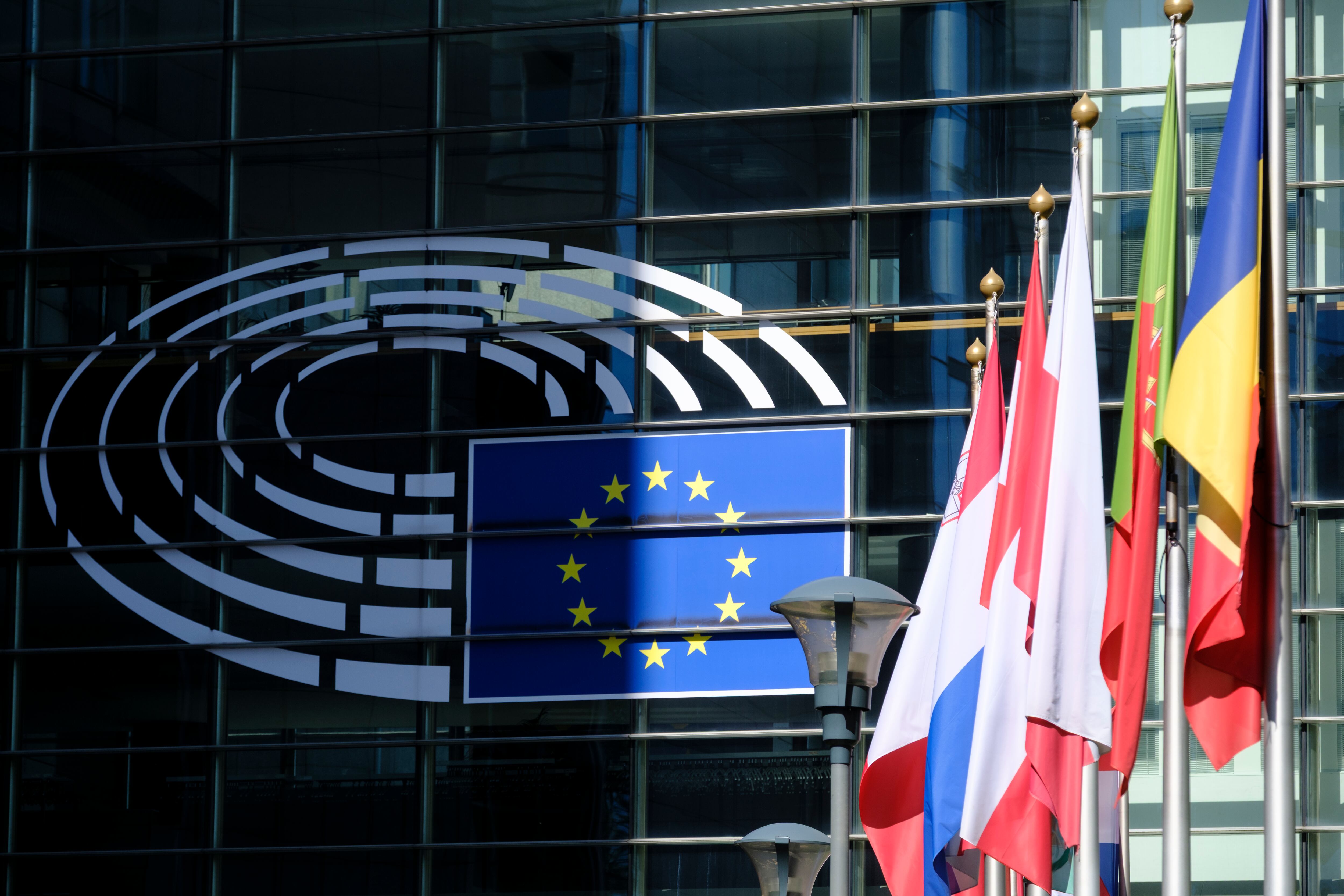 Sede del Parlamento europeo en Bruselas, Bélgica. FOTO: Thierry Monasse/Getty Images