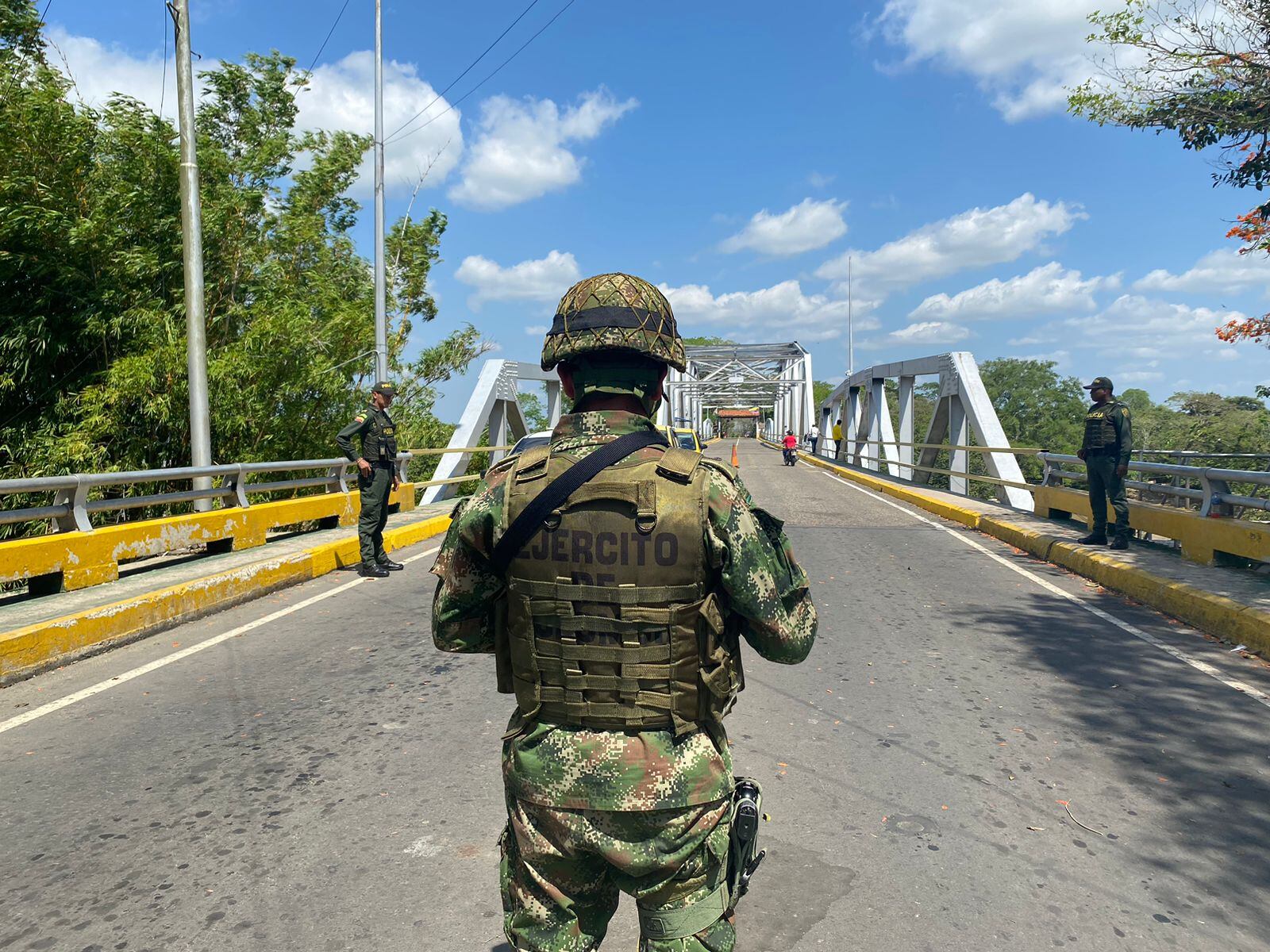 Fuerza Pública en Arauca. Foto: W Radio
