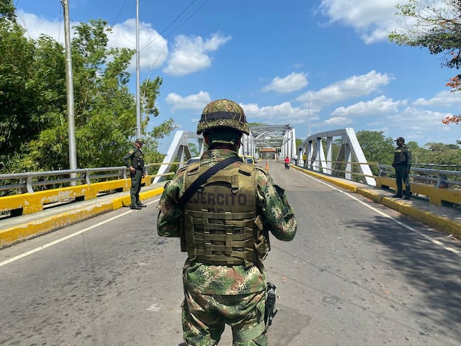 Fuerza Pública en Arauca. Foto: W Radio