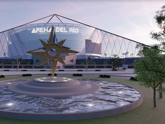 Arena del Río, futuro centro de eventos y entretenimiento en Barranquilla. Foto: Cortesía diseño del proyecto