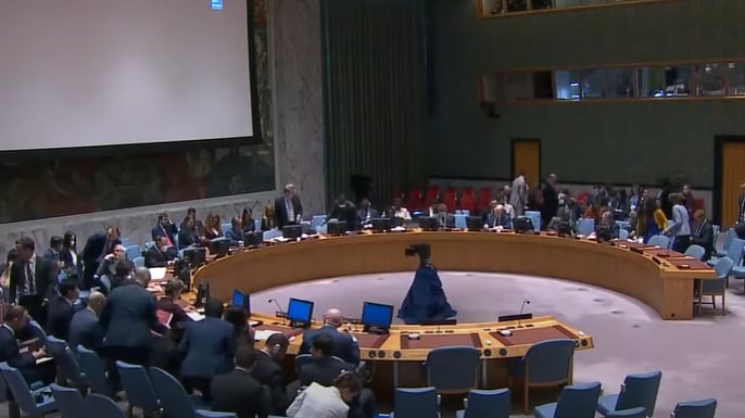 Consejo de Seguridad de la ONU. Cortesía: United Nations.